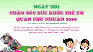 Ngày hội chăm sóc sức khỏe trẻ em quận Phú Nhuận 2019
